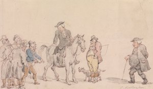 Il vicario di Wakefield - Il vicario vende il suo cavallo da Thomas Rowlandson